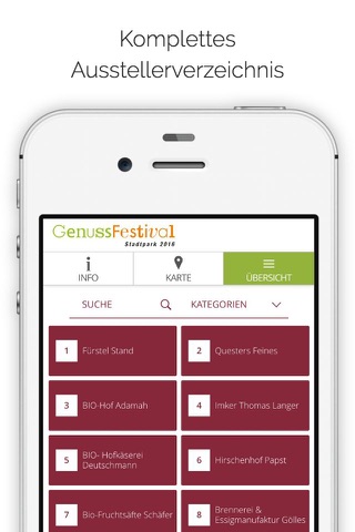 Genuss-Festival Eventguide screenshot 4