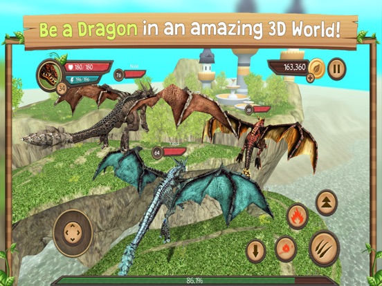 Dragon Sim Online By Turbo Rocket Games Ios United States Searchman App Data Information - beautiful roblox dragon life skins