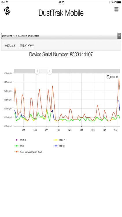 DustTrak Mobile screenshot-3