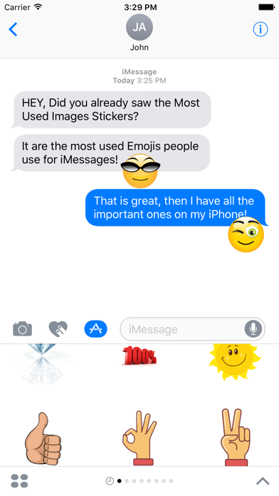 Most Used Emoji Stickersのおすすめ画像1