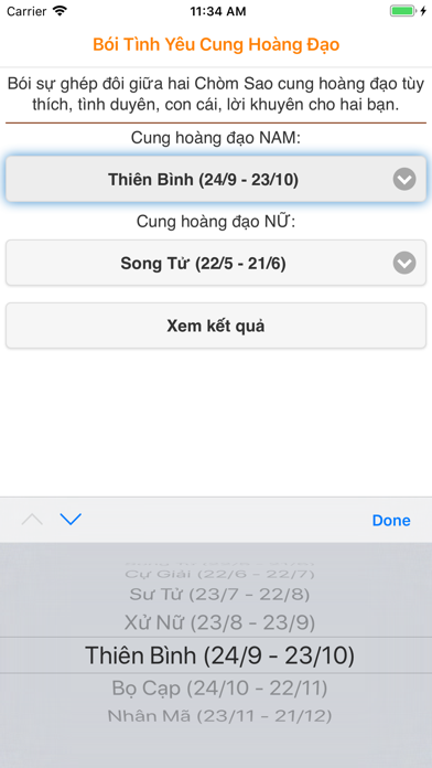 How to cancel & delete Bói Tình Yêu Cung hoàng đạo from iphone & ipad 2