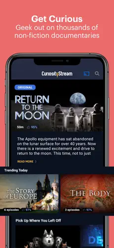 Imágen 1 CuriosityStream iphone