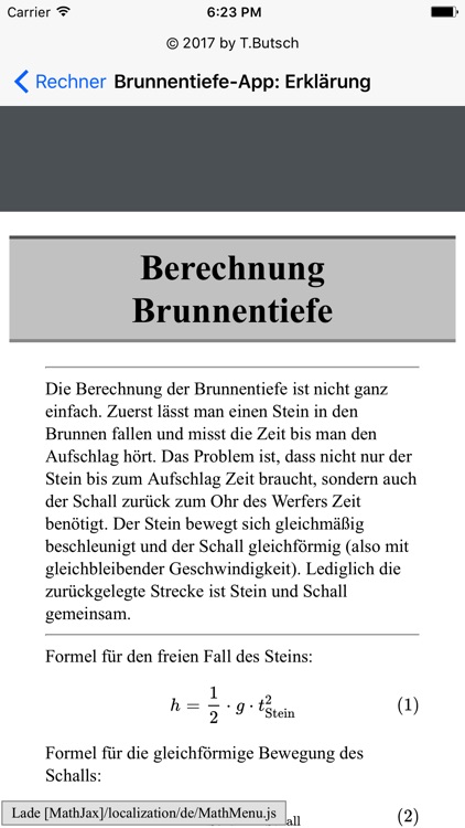 Brunnentiefe bestimmen