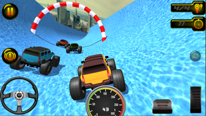 Monster Truck Race : Aquapark screenshot 4
