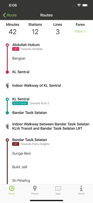 Rapidly - LRT / MRT route fare(圖2)-速報App