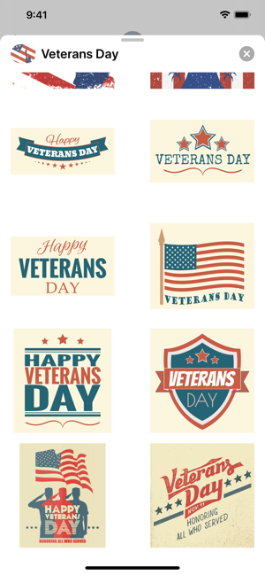 Veterans Day Stickers(圖4)-速報App