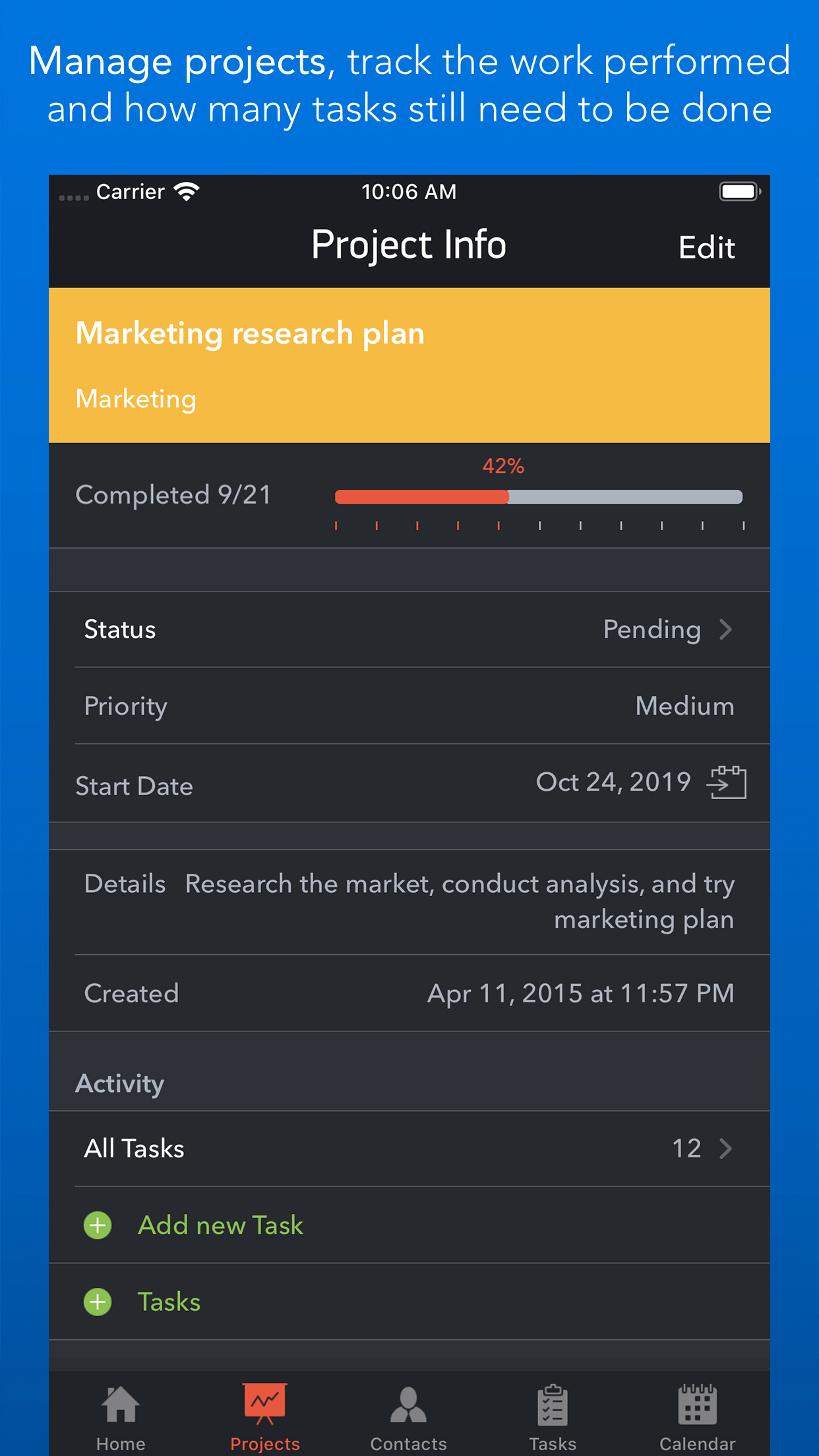 Task & Project management bundle: daily schedule, calendar planner ...