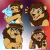 Lion Cute Kawaii Stickers HD