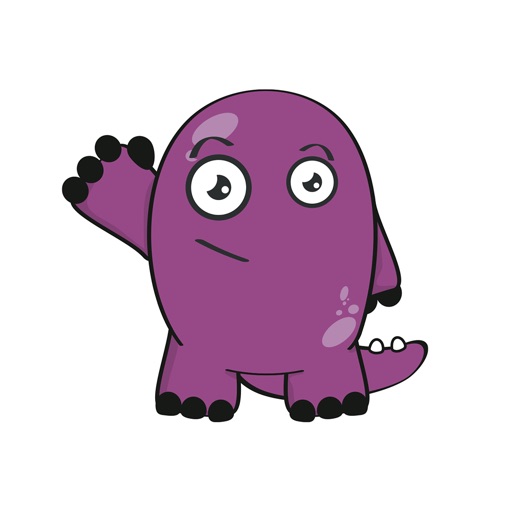 Purple Monster Sticker Pack