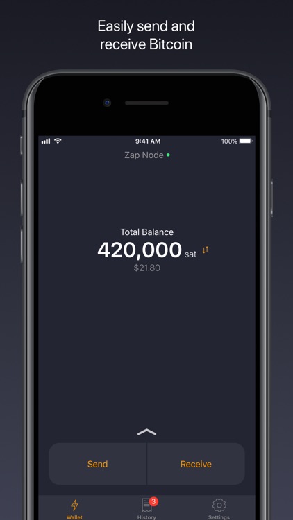 Zap: Bitcoin Lightning Wallet