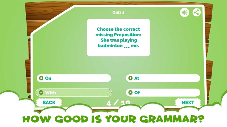 Learn Prepositions Quiz Games