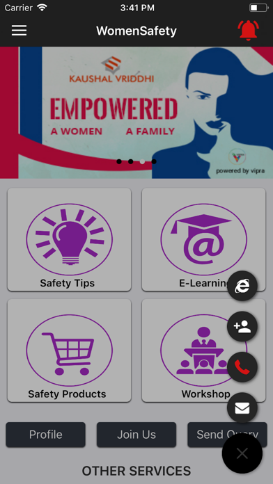 MSMR Women Safety App screenshot 2