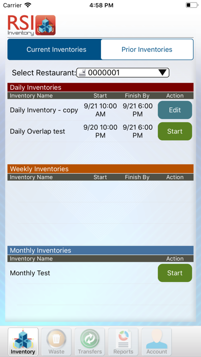 How to cancel & delete RSI Inventory from iphone & ipad 2