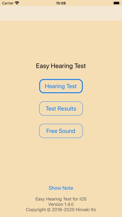 Easy Hearing Test