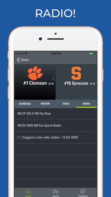 Clemson Football Schedules