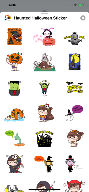 Haunted Halloween Sticker(圖4)-速報App