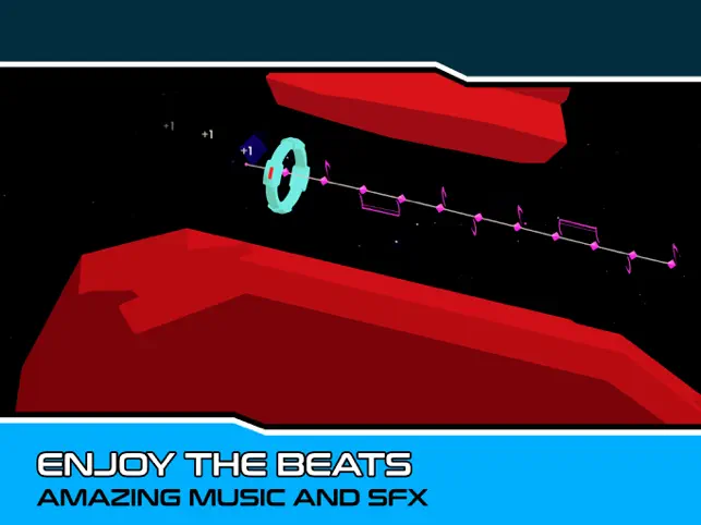 Asterings: Space Hoop Rush, game for IOS