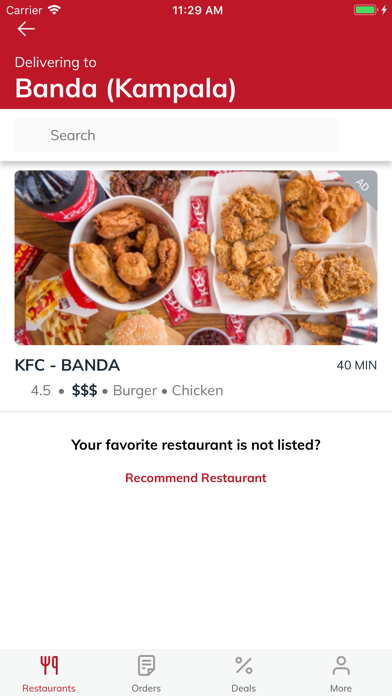 KFC Delivery - Africa screenshot 2