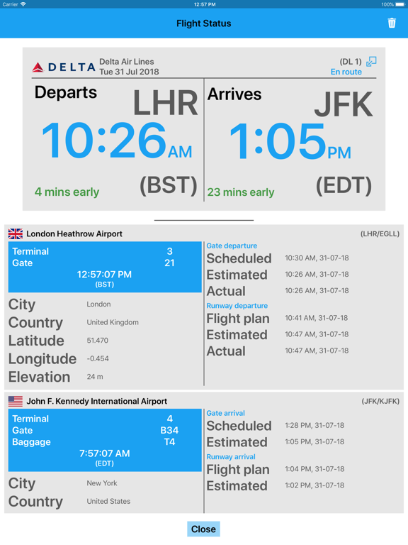 Live Flight Status - Tracker screenshot 2