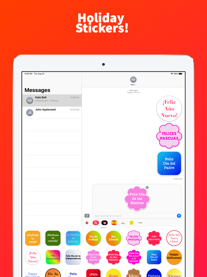 Spanish Stickers for iMessage