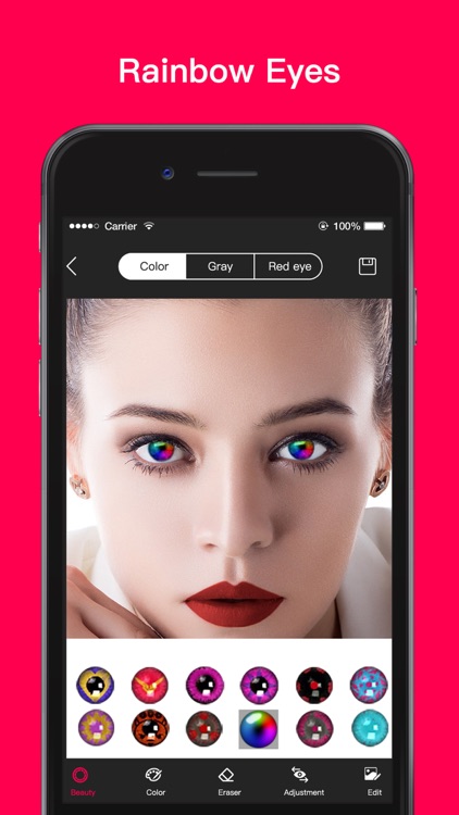 Magic Eye Color-Face Makeup screenshot-4