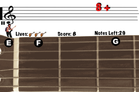 Guitar Note Blast screenshot 2