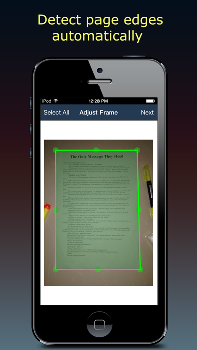 FastScanner Pro : Quickly scan images + books + receipts into PDF document file Screenshot 2