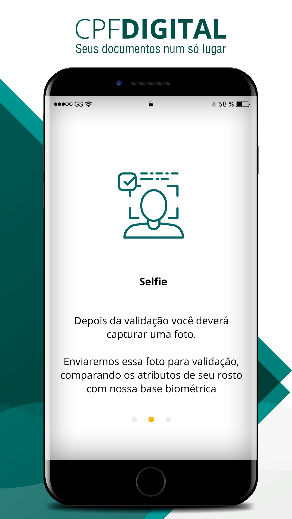 Screenshot do app CPF Digital