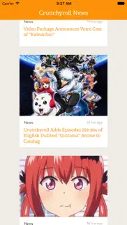 crunchyroll news iphone screenshot 1