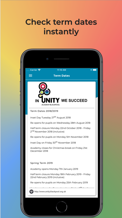 How to cancel & delete Unity Academy Blackpool from iphone & ipad 2