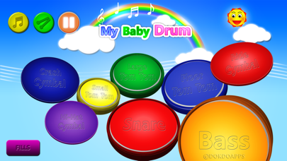 How to cancel & delete My baby Drum from iphone & ipad 1