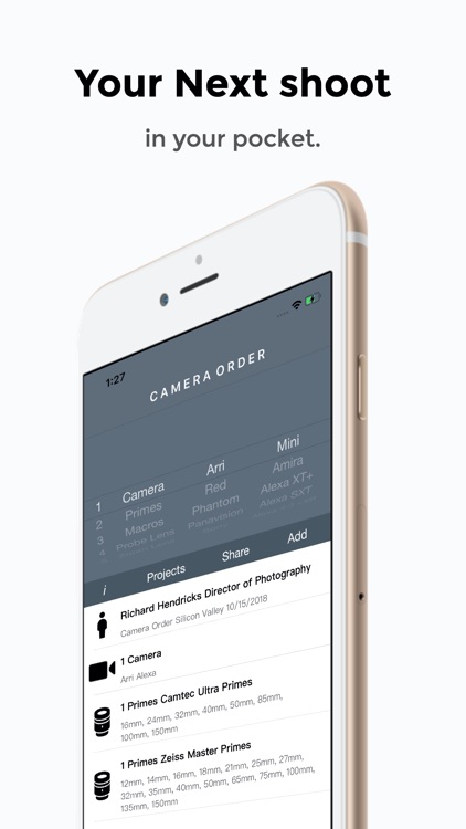 Camera Order Scout