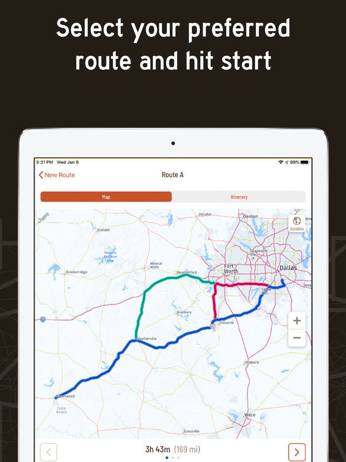 Hammer Trucks GPS Navigation