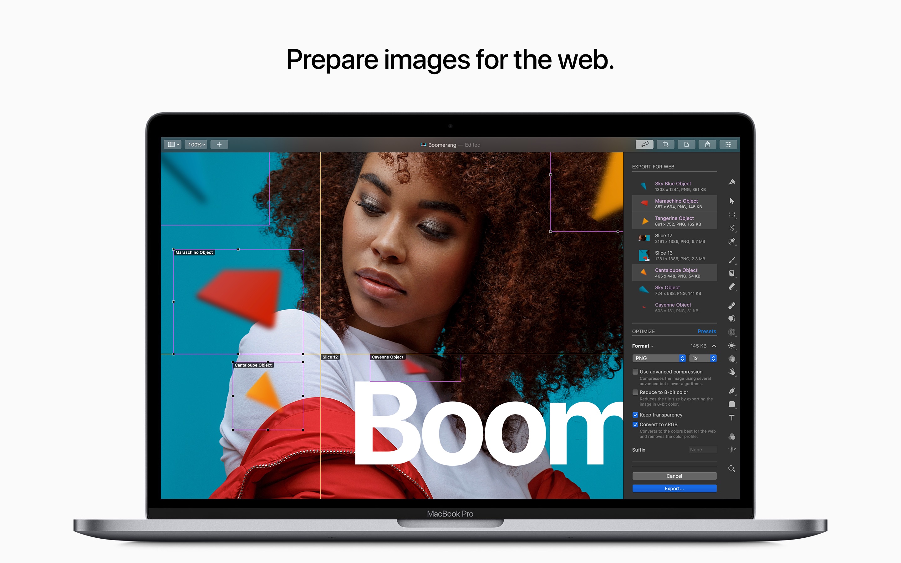 Screenshot do app Pixelmator Pro
