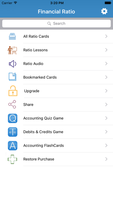 How to cancel & delete Financial Ratio Flashcards from iphone & ipad 1