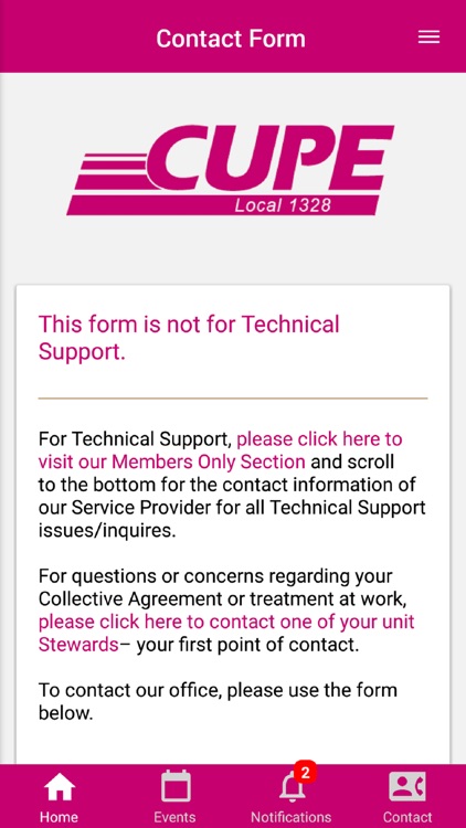 CUPE Local 1328 screenshot-6