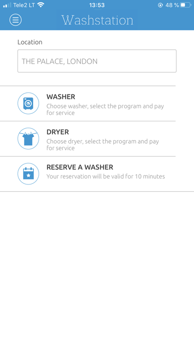 Washstation screenshot 2