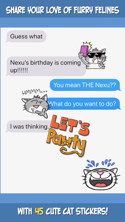 Nexu Kitty Sticker Pack screenshot-4