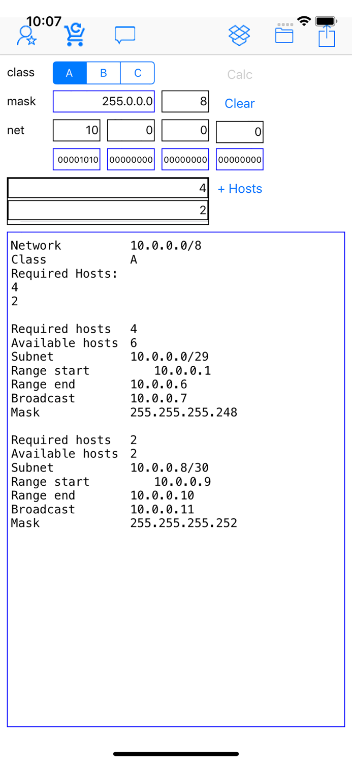 IPv4 VLSM Calculator