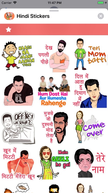 Hindi Stickers