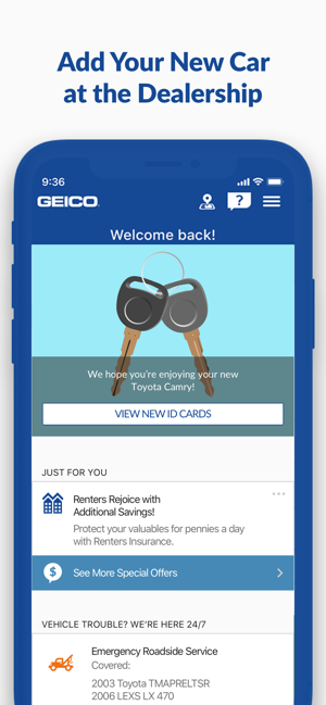 Geico Roadside Assistance Phone >> Geico Mobile Car Insurance On The App Store Geico Roadside Assistance Phone >> Geico Mobile Car Insurance On The App Store