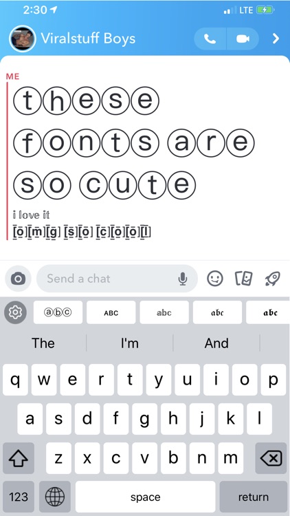 Fonts for Snap