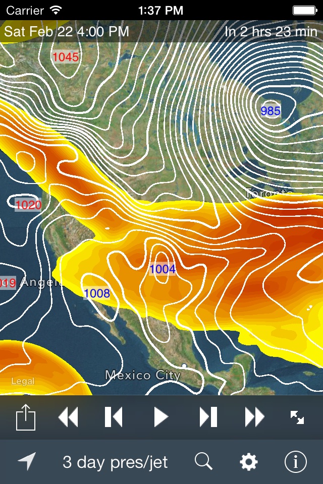 NOAA Dual Radar screenshot 2