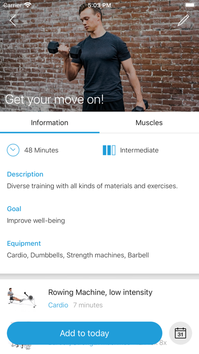 Primal Gym App screenshot 2