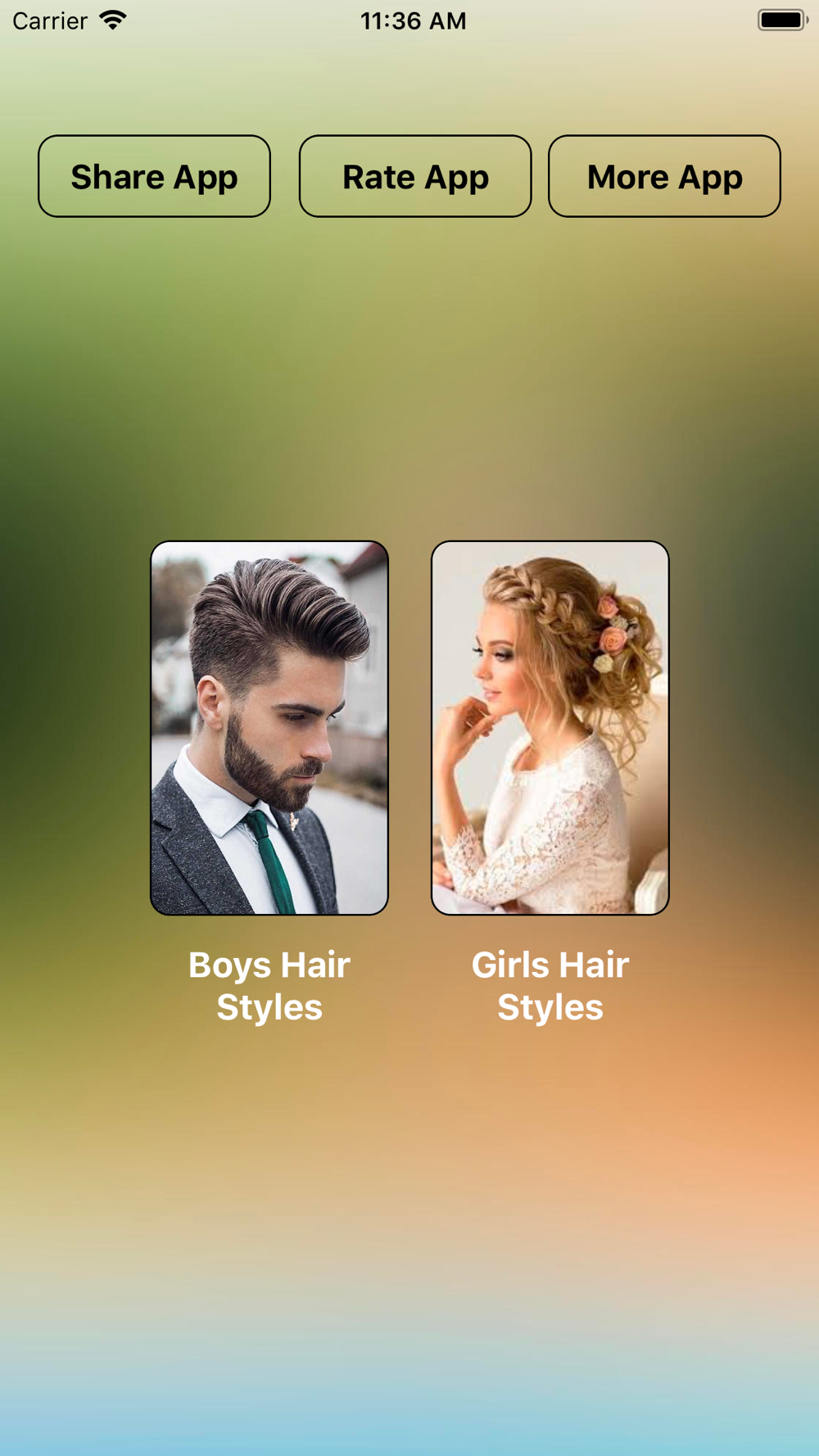 Girl and Boys Hair Style Free Download App for iPhone 