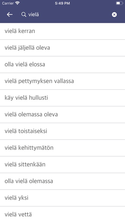 Finnish-Swedish Dictionary screenshot-3