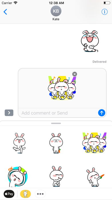 Funny Rabbit Dancing.s Sticker screenshot 4