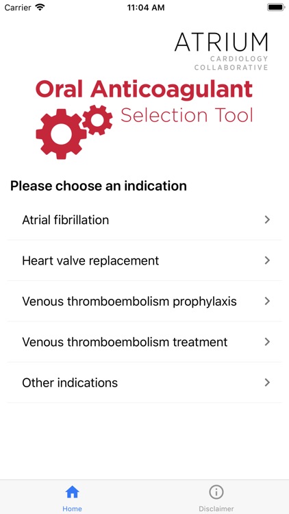 ATRIUM Anticoagulation Tool