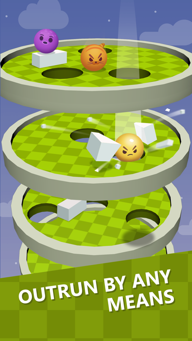 Fall Down Golf: helix tower screenshot 2