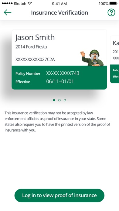 The General Auto Insurance App screenshot 2